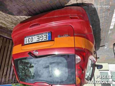 Parduodamas lengvasis automobilis Nissan Note 500 EUR pradine kaina Vilniuje