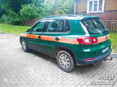 Dyzelinis VW Tiguan 2010 m. aukcionas Trakuose su 196327 km rida, pradinė kaina 500 EUR