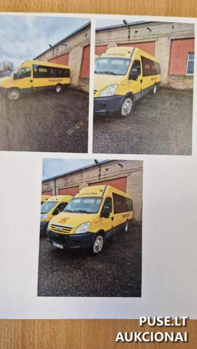 Продажа автобуса Fiat Ducato с начальной ценой от 570 EUR на торгах в Аникшчяй