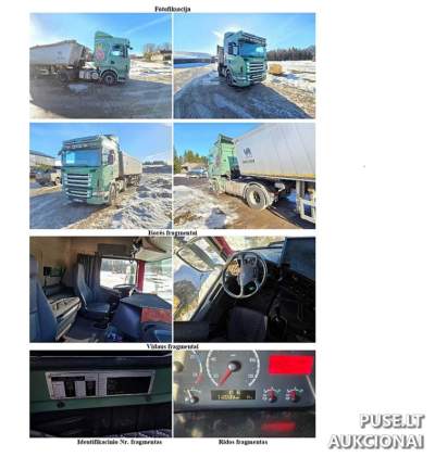 Грузовик SCANIA 480.A4X2 на вторых повторных торгах, начальная цена 5840 EUR