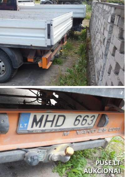 Грузовой автомобиль OPEL MOVANO 2010 г. на торгах судебных приставов за 4800 EUR