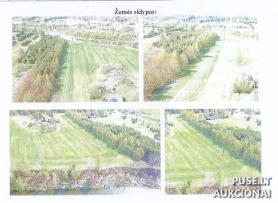 Parduodamas žemės ūkio paskirties sklypas Jonavos rajone, Upninkų kaime, pradinė kaina 2960 EUR