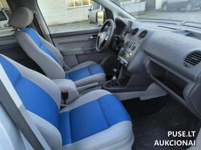 VW Caddy (2009 m.) dyzelinis automobilis pradinė kaina 800 EUR - Pakartotinis aukcionas