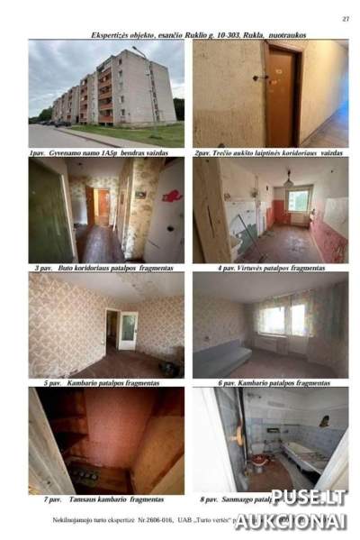 Patalpos Jonavos r. sav. Ruklos mstl. aukcione 10880 EUR