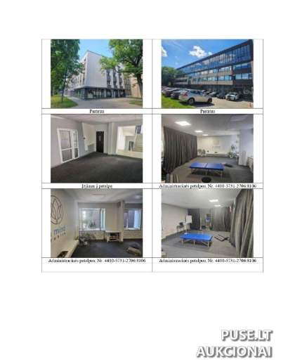 Administracinės patalpos Vilniuje, Saltoniškių g. 31, 111200 EUR