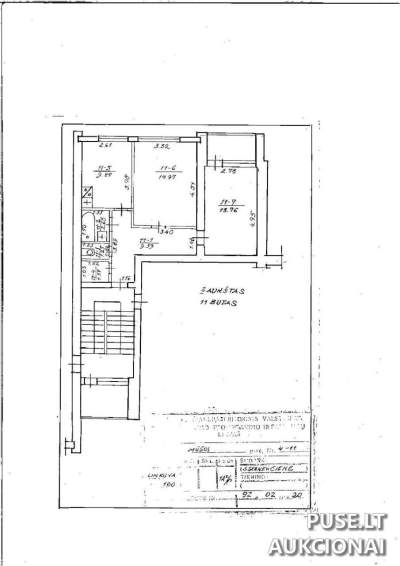 2-кімнатна квартира в місті Лінкува, вул. Мушос, 4, 53.61 кв.м, 1724 EUR