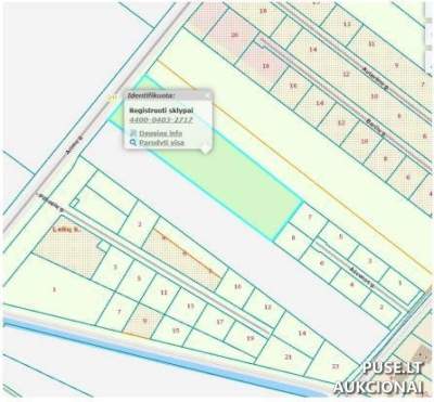 Žemės sklypas Klaipėdos rajone 52800 EUR – ūkio paskirties žemė aukcione