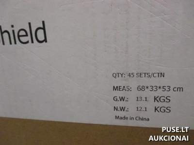 Apsauginiai veido skydeliai AVS-2163 (1575 vnt.) aukcione Kaune, pradinė kaina 6602 EUR
