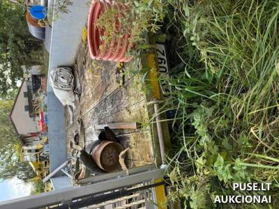 Pakartotinis priekabos Blomenroehr 545/5000 aukcionas Šiauliuose, 2600 EUR