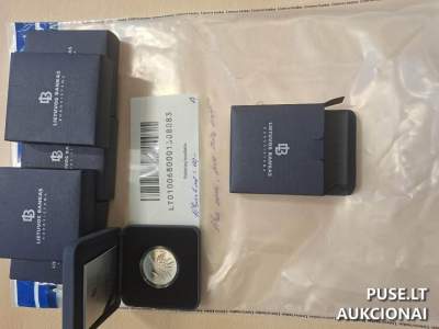 Kolekcinė 10 eurų moneta "Stintų žvejyba" (sidabras, PROOF, 2019 m.) 306 EUR