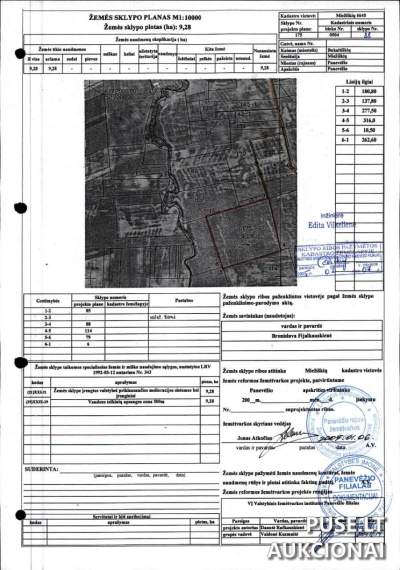 9.28 ha žemės ūkio paskirties sklypas Panevėžio rajone, Tautkūnų kaime - 59000 EUR