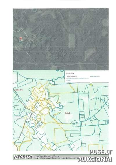 1/6 dalis miškingo žemės sklypo Švenčionių r. 6.0144 ha 7936 EUR
