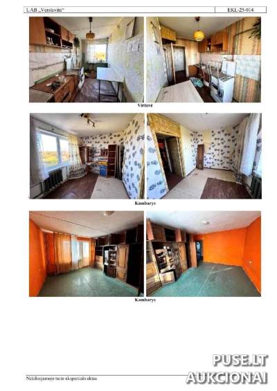 Butas Skuodo mieste Šatrijos g. 31-10 už 20000 EUR - Antstolių varžytynės