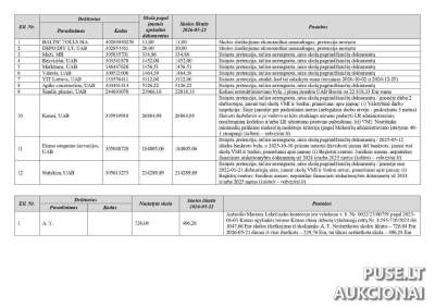 Права вимоги UAB Brosta на аукціоні 92290 EUR – інвестиційна можливість у Паневежисі