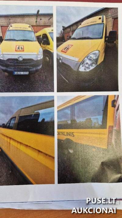 Автобус Iveco Daily на аукціоні в Анікщяй, стартова ціна 870 EUR