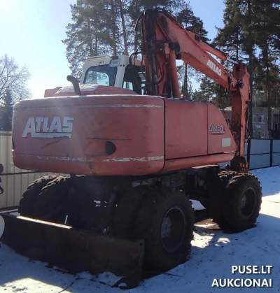 Колісний екскаватор ATLAS 1304 у Казлу Руді, 1999 р.в., поганий стан, 4641 EUR