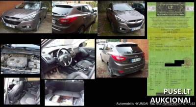 Hyundai Tucson IX35 на аукціоні в Каунасі за 4753 EUR - з дефектами