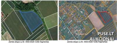 1.21 ha žemės ūkio paskirties sklypas Raseinių r. sav. Betygaloje, 5040 EUR