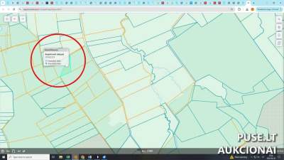 Žemės sklypas Tauragės rajone 2400 EUR - Antstolių varžytynės