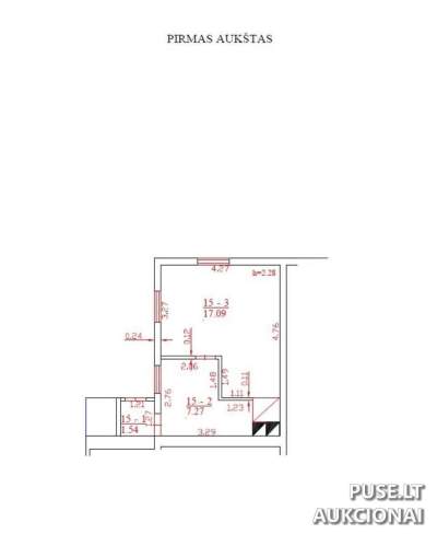 Patalpos Vilniuje Lenkų g. 3B-15, 25.90 kv.m, 22680 EUR