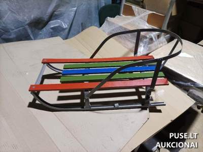 Produkcijos sandėlis Alytuje, parduodami gaminiai (rogutės, stalai, kėdės) 7836 EUR