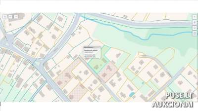 1/2 dalis žemės sklypo Raseinių r. sav. Betygalos mstl. Jaunimo g. 3, 8345 EUR