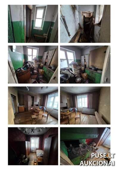 1/2 dalis buto Pergalės g. 36-1, Rokiškio rajone, 2130 EUR – antstolių varžytynės