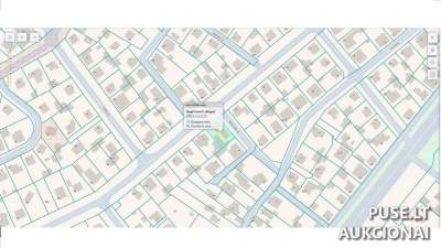 163/800 dalis žemės sklypo Šiauliuose, Vilkaviškio g. 31, 13832 EUR