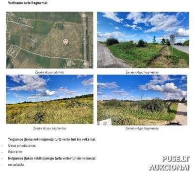 22,48 ha žemės sklypas Šiaulių rajone, Aukštrakių g. 55, 303200 EUR