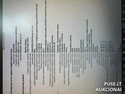 61789/119800 dalies žemės sklypas Girios g. 27 Kaune 27600 EUR