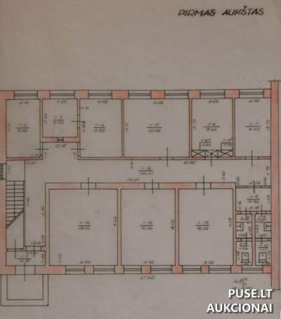 Сдаются офисные помещения 309,52 кв.м в Гаргждай, ул. Vasario 16-osios, 21, стартовая цена аренды 0 EUR