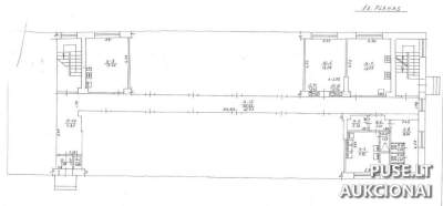 1-комнатное помещение в Аникщяй, ул. Миндауго 4-10, 19.20 кв.м, 9000 EUR
