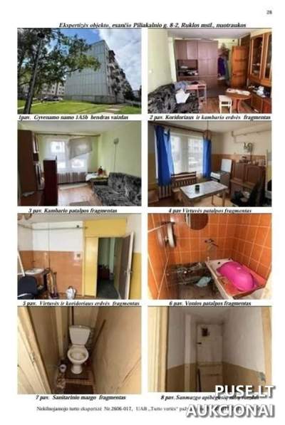 1/3 dalis buto Jonavos r. sav. Ruklos mstl. Piliakalnio g. 8-2, 4346 EUR