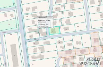 Žemės sklypas Tauragės mieste, Šiaurės g. 23, 45600 EUR