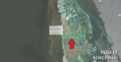 8.35 ha žemės sklypas Klaipėdos rajone, prie Kuršių marių, 347200 EUR