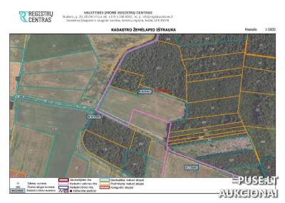 5.42 ha žemės ūkio paskirties sklypas Pasvalio r. sav. Daukšiagaluose 39520 EUR