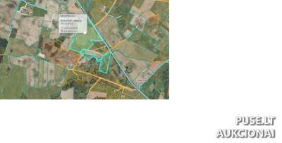 Parduodamas žemės sklypas Telšių rajone, Sarakų II kaime, pradinė kaina 84000 EUR