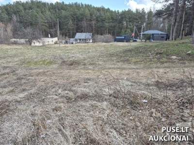 Žemės sklypas Zarasuose Kauno g. 12B, pradinė kaina 5407 EUR