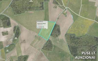 7.38 ha žemės sklypas Skuodo rajone, Būdvietės k. – 23120 EUR