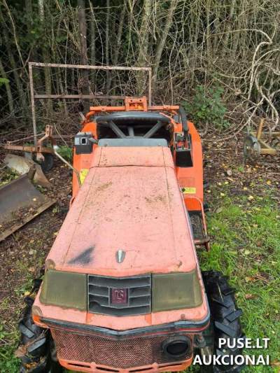 Трактор з фрезою Kubota Bultra B1-15 на аукціоні в Каунасі, 2500 EUR