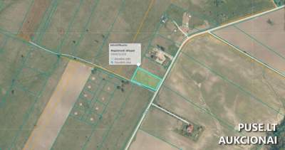 Žemės sklypas Klaipėdos rajone 0.2750 ha, 1312 EUR | Aukcionas
