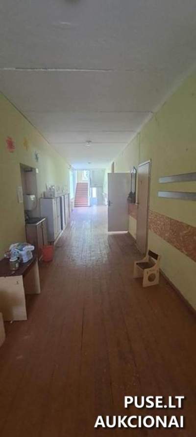 Pastatas - buvusi mokykla Vilkaviškio rajone 347 kv.m, pradinė kaina 26000 EUR