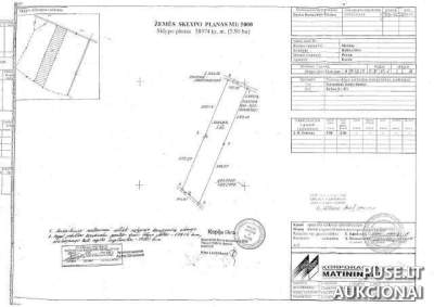 5.90 ha žemės ūkio paskirties sklypas Prienų r. sav., Medinų k. 32096 EUR