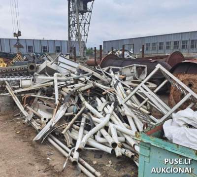 Nerūdijančio plieno laužas Elektrėnuose 8350 EUR aukcionas