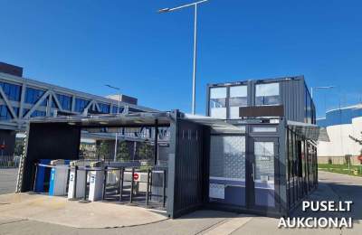 Konteinerinės patalpos Klaipėdoje Nemuno g. 8 26000 EUR